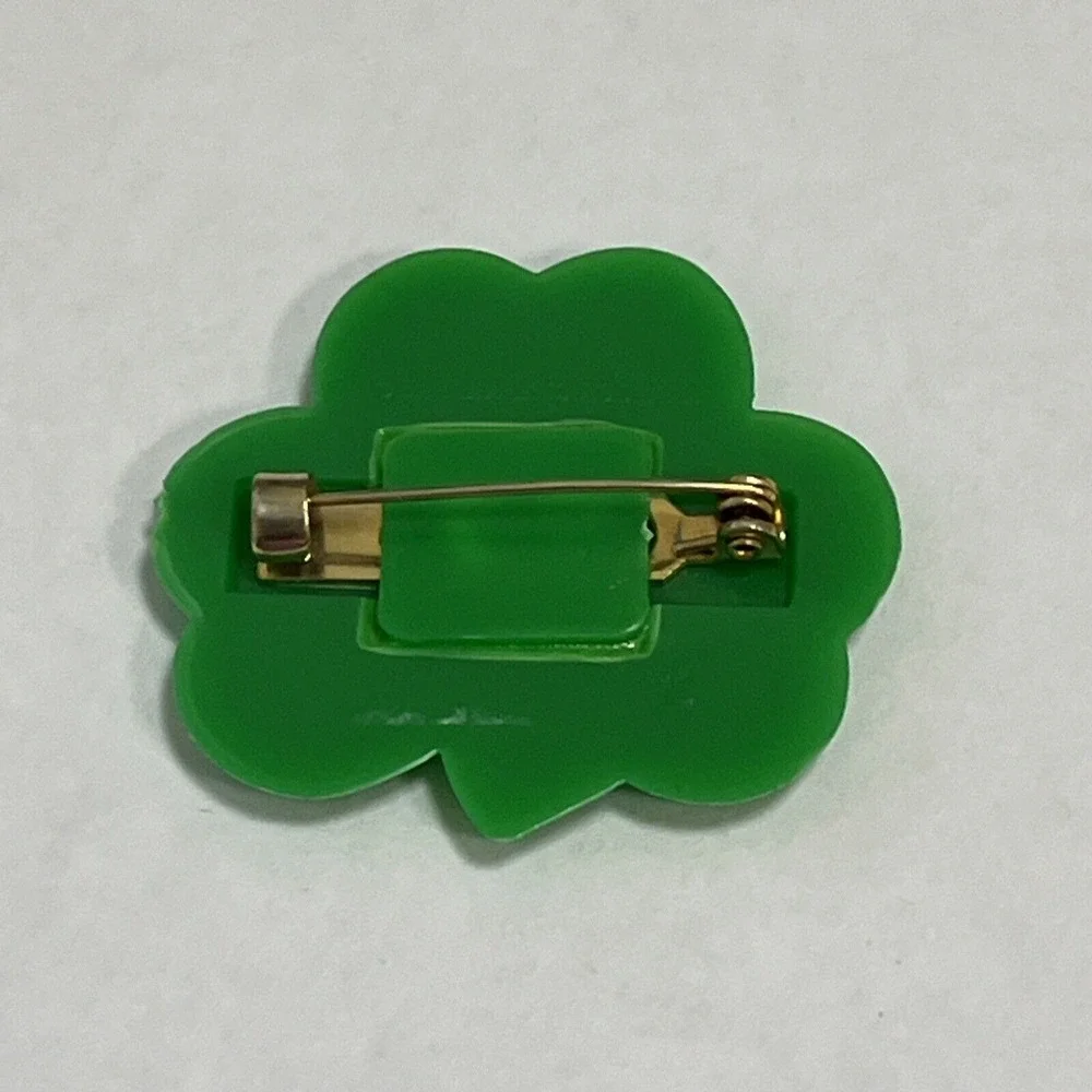 Hallmark Vintage St. Patrick's/St Patty's Collectible 3 Pins Clover Pot‎ Of Gold